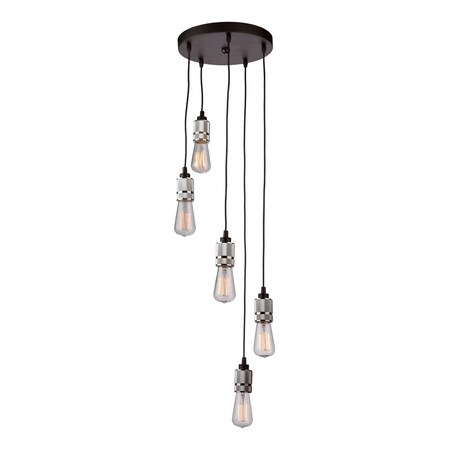 Artcraft Jersey 5 Light Chrome Chandelier AC10577CH